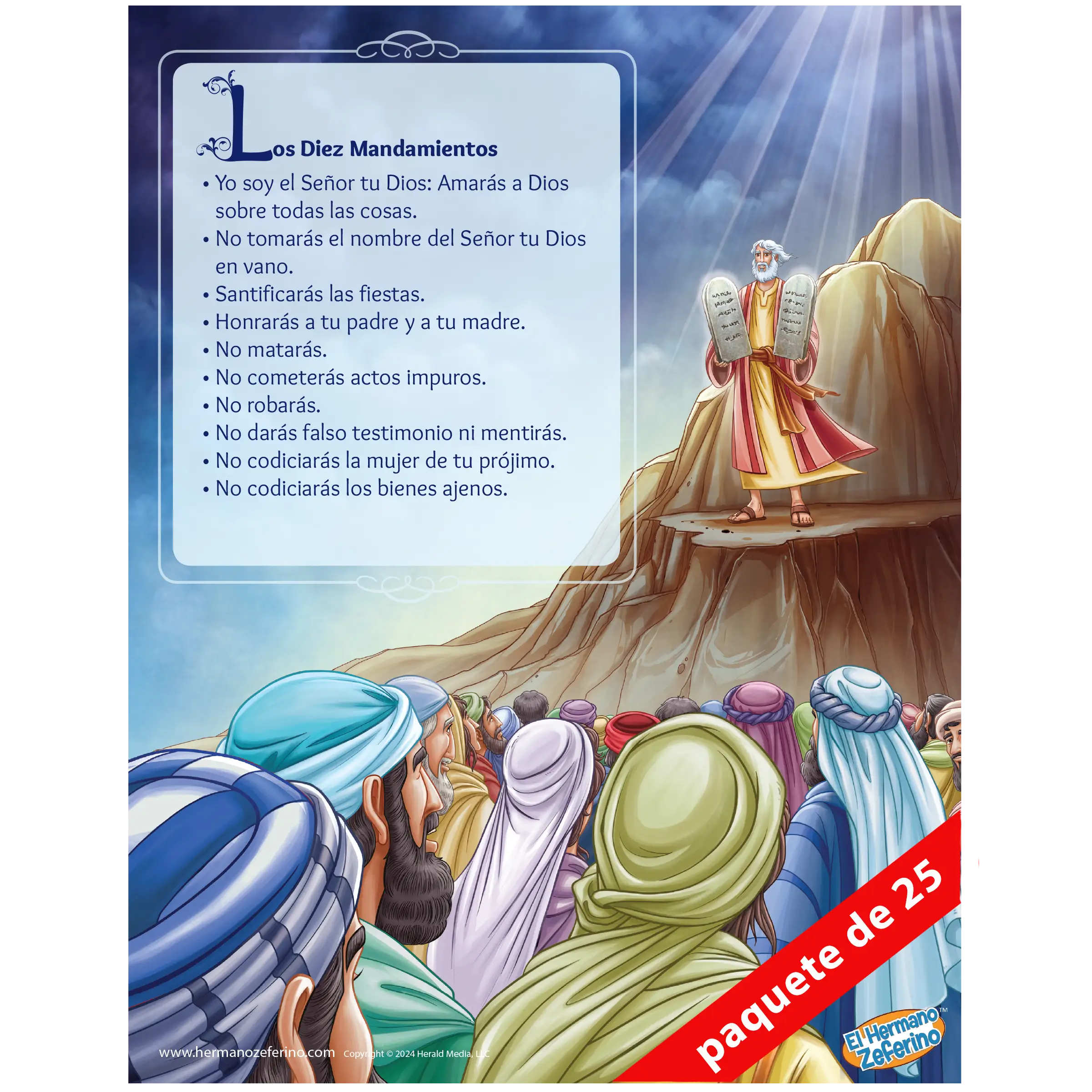 Mini póster - Los Diez Mandamientos