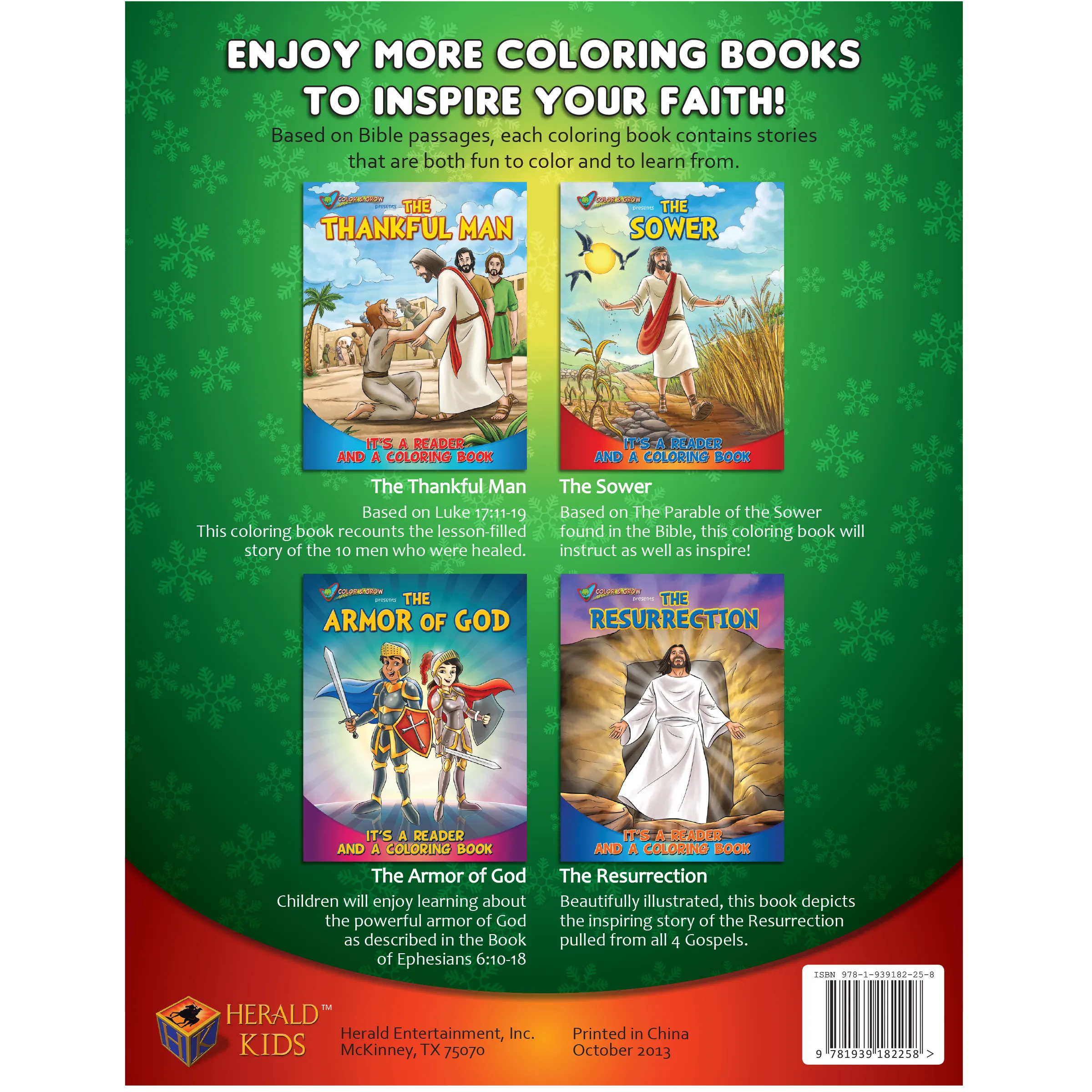 Coloring Book: The First Christmas - Color and Grow Series