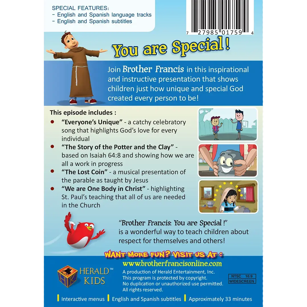 Brother Francis DVD Ep. 15: You Are Special