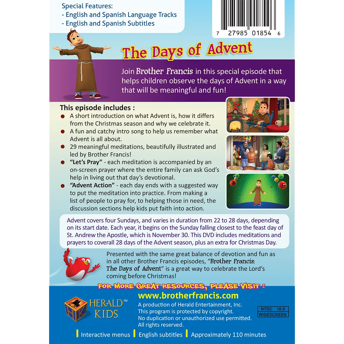Brother Francis DVD Ep. 17: The Days of Advent