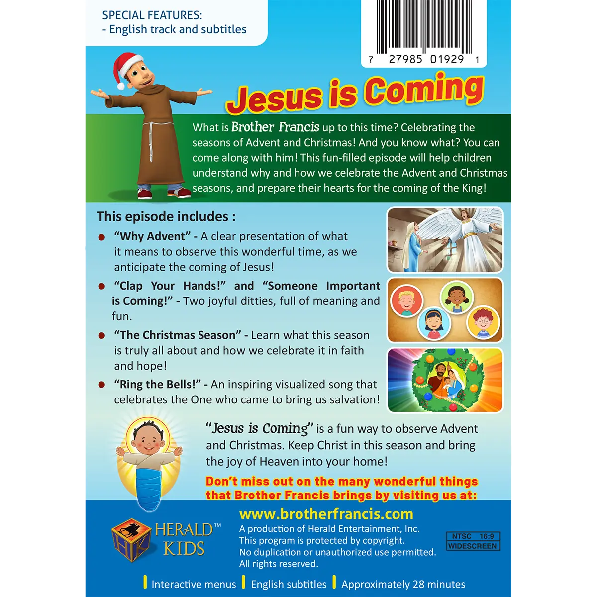 Brother Francis DVD Ep. 19: Jesus is Coming!