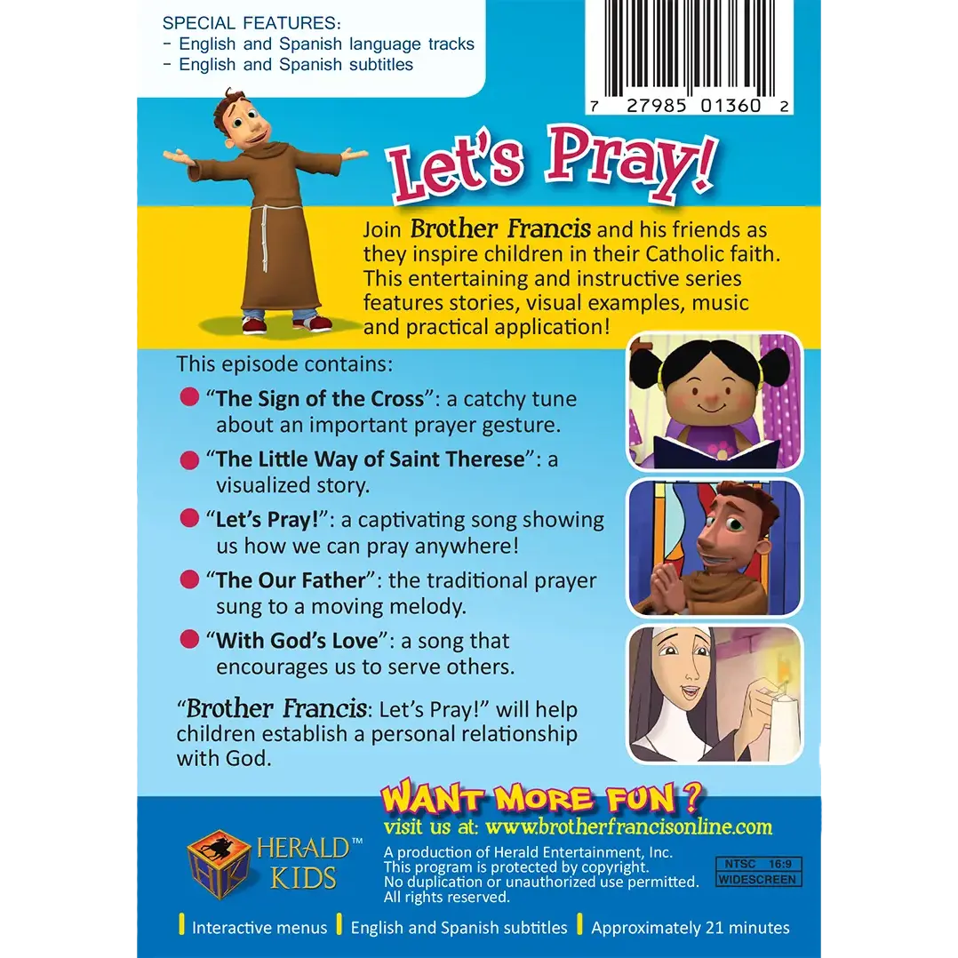 Brother Francis DVD Ep. 1: Let's Pray