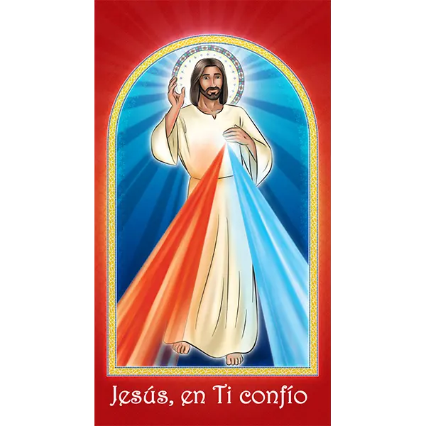 Tarjeta de oración - Divina Misericordia