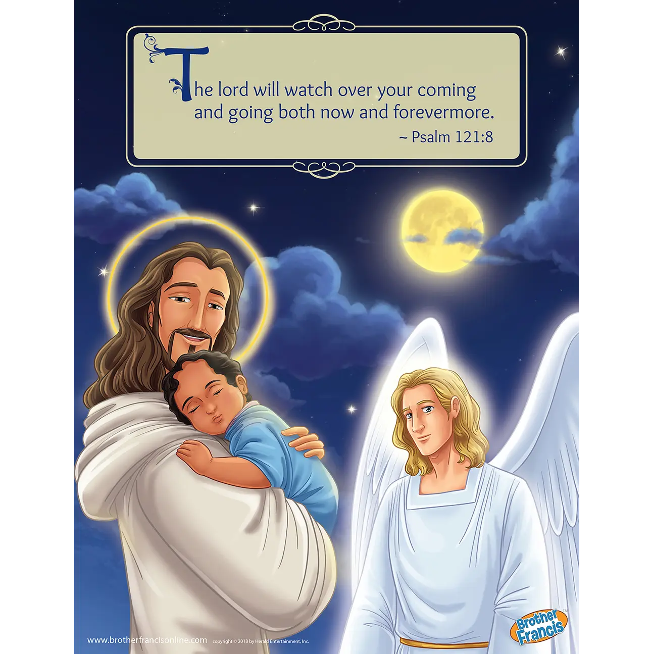 Brother Francis Mini Poster - God Will Keep Me
