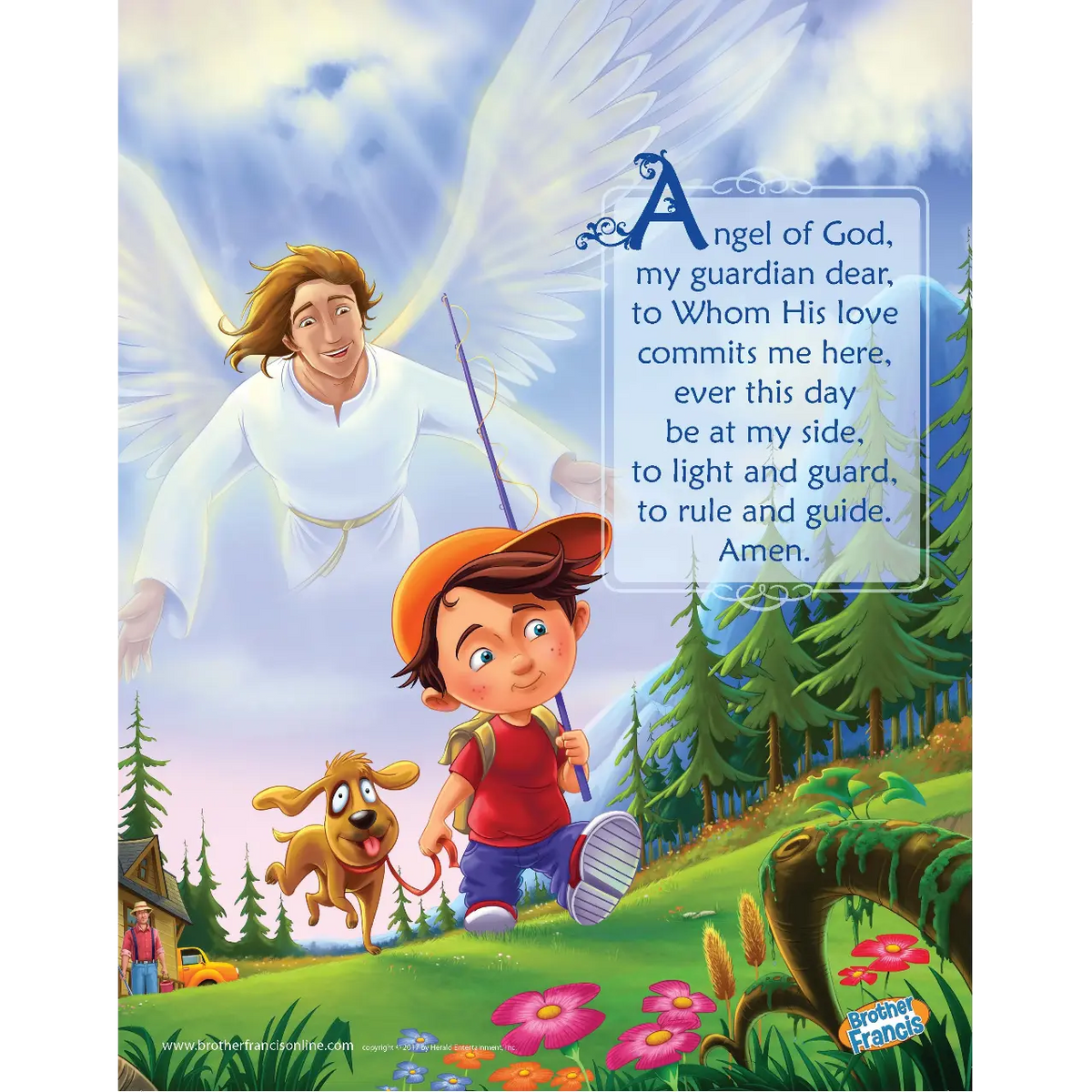 Brother Francis Mini Poster - Guardian Angel