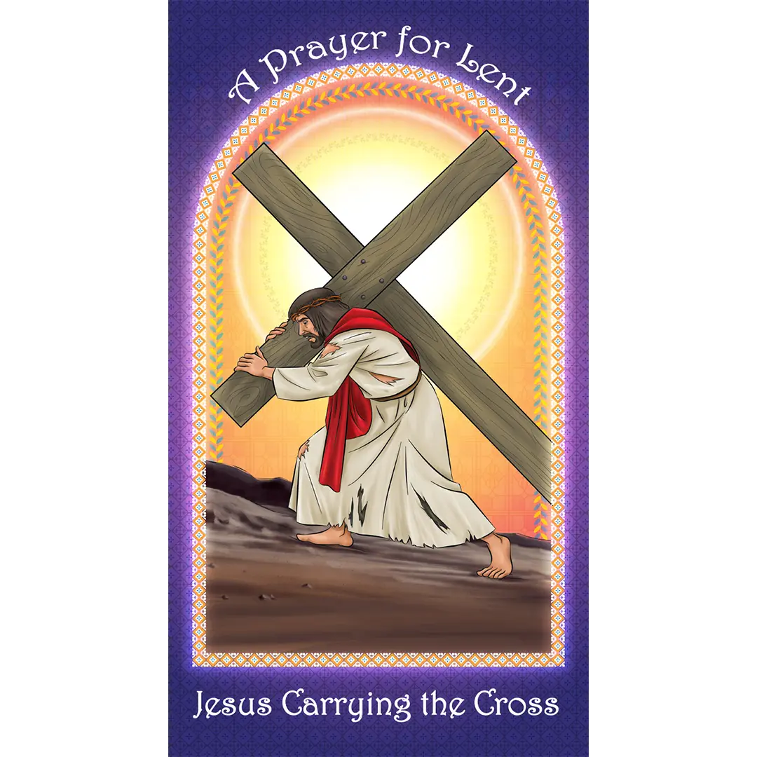 Prayer Card - Jesus Carrying the Cross