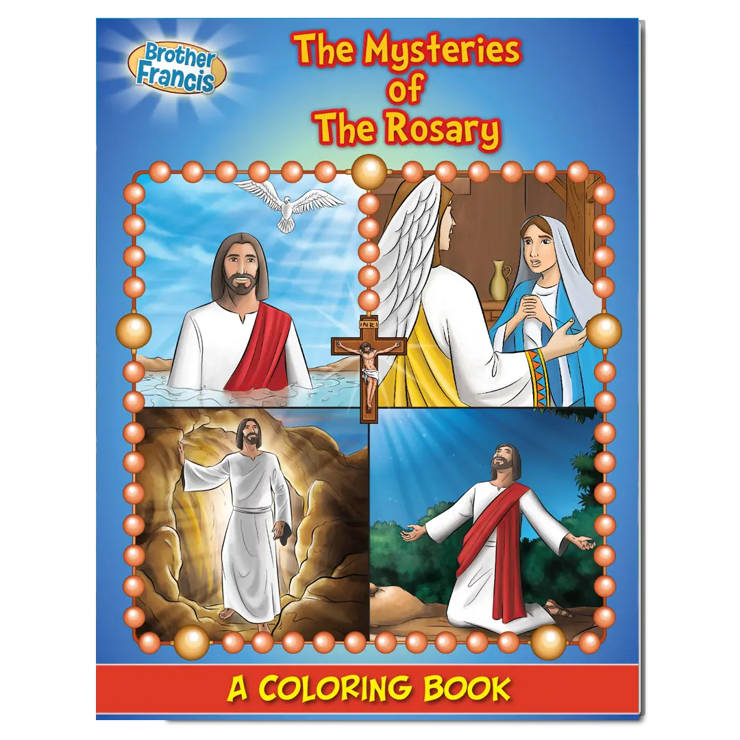 Coloring Storybook: The Mysteries of the Rosary