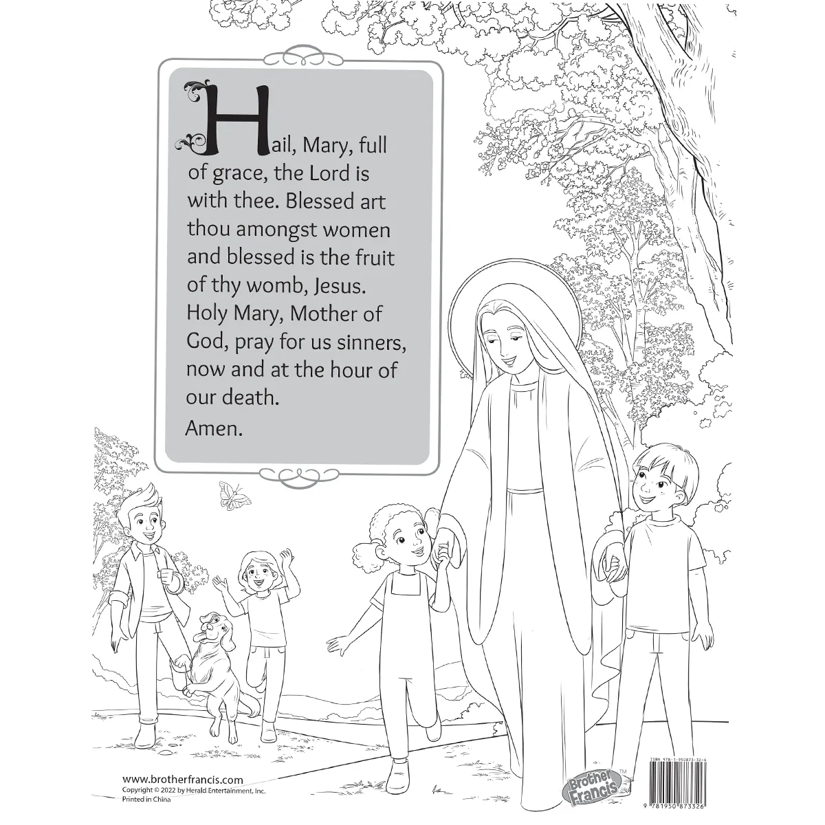 Brother Francis Mini Poster - Mary - Our Mother