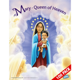 100 Pack of Brother Francis Mini Poster - Mary - Queen of Heaven
