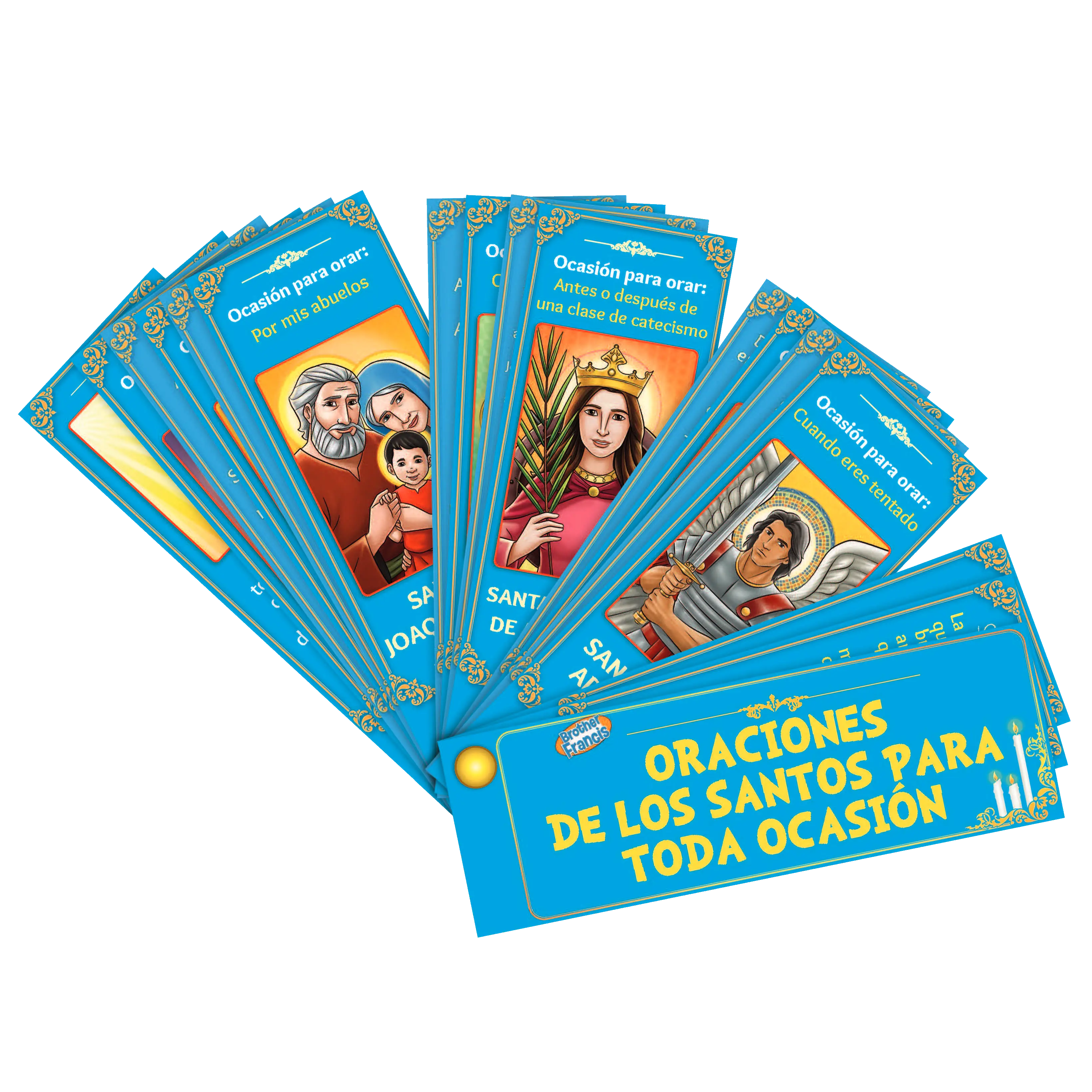 Oraciones de los Santos para toda Ocasión - abanico devocional