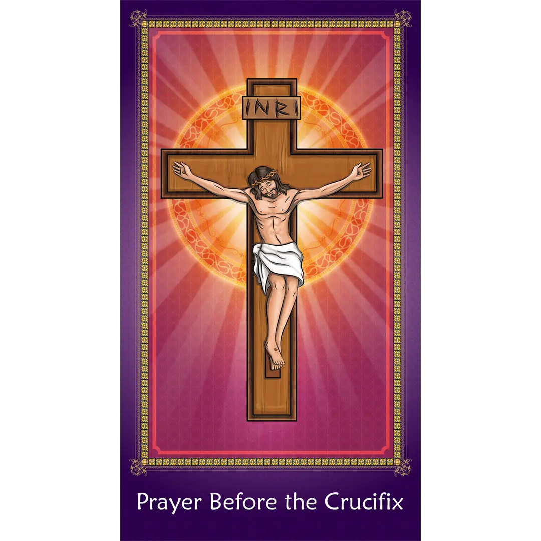 Prayer Card - Prayer Before the Crucifix