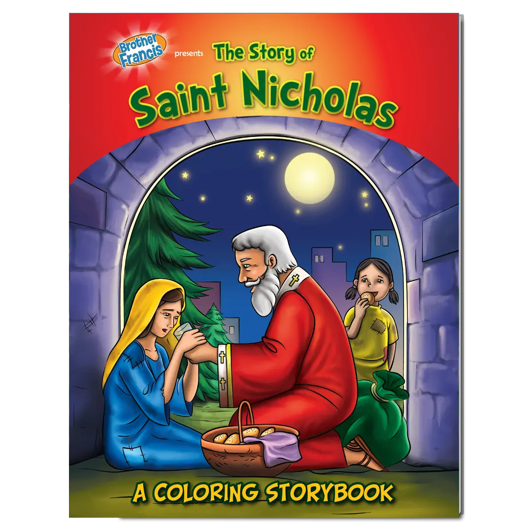 Coloring Storybook: The Story of Saint Nicholas