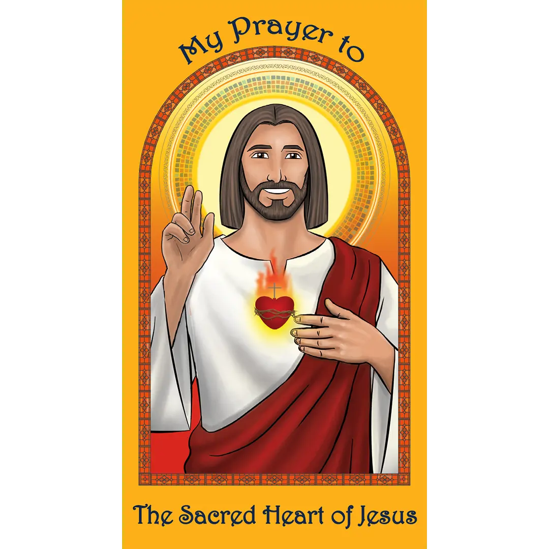Prayer Card - Sacred Heart of Jesus