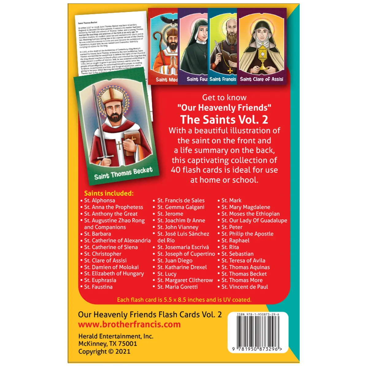 Our Heavenly Friends Volume 2 - Flash Cards