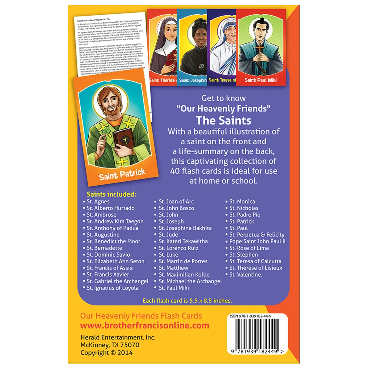 Our Heavenly Friends Volume 1 - Flash Cards
