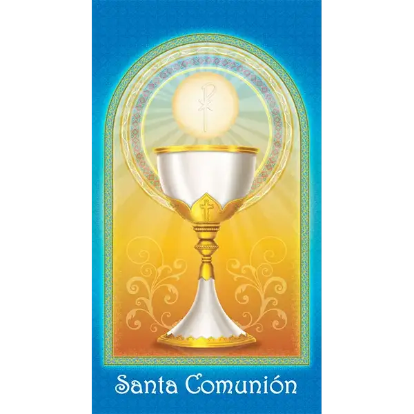 Tarjeta de oración - Santa Comunión