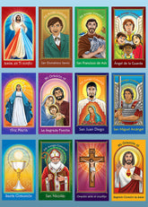 Set of 12 Spanish Prayer Cards