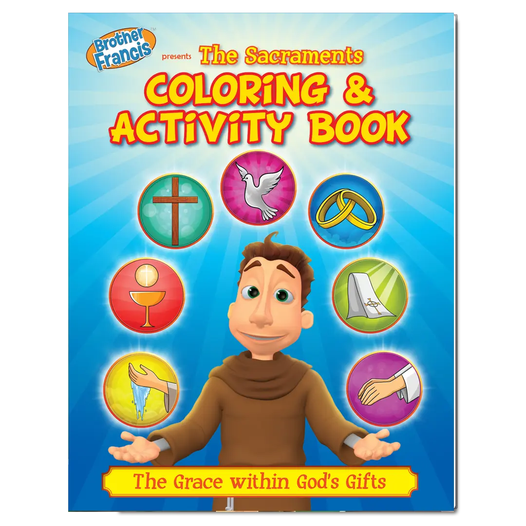 Brother Francis Coloring Book - Ep.12: The Sacraments