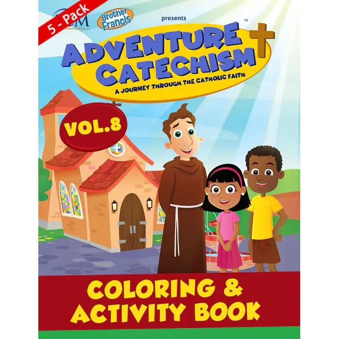 5-Pack of Adventure Catechism Volume  8 - Coloring and Activity Book