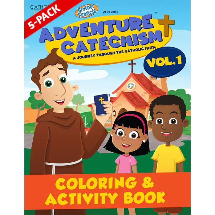 5-Pack of Adventure Catechism Volume 1 - Coloring and Activity Book