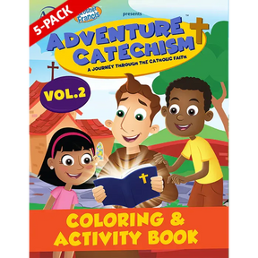 5-Pack of Adventure Catechism Volume 2 - Coloring and Activity Book