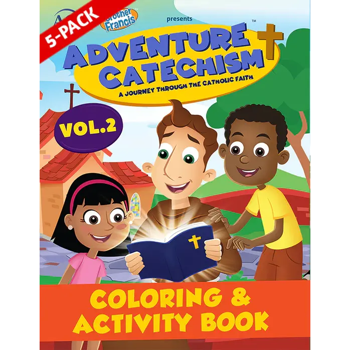 5-Pack of Adventure Catechism Volume 2 - Coloring and Activity Book