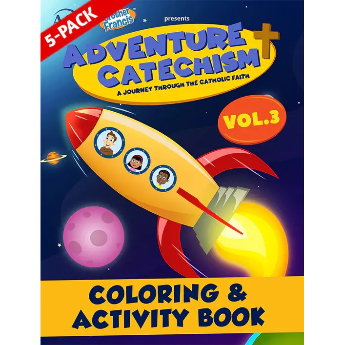 5-Pack of Adventure Catechism Volume 3 - Coloring and Activity Book