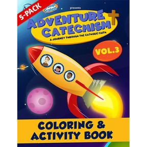 5-Pack of Adventure Catechism Volume 3 - Coloring and Activity Book