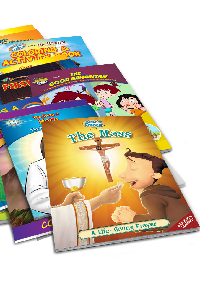 Assorted Coloring & Activity Books - Set of 35
