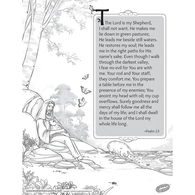 Brother Francis Mini Poster - Divine Shepherd