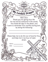 Download and Print - My Lenten Prayer
