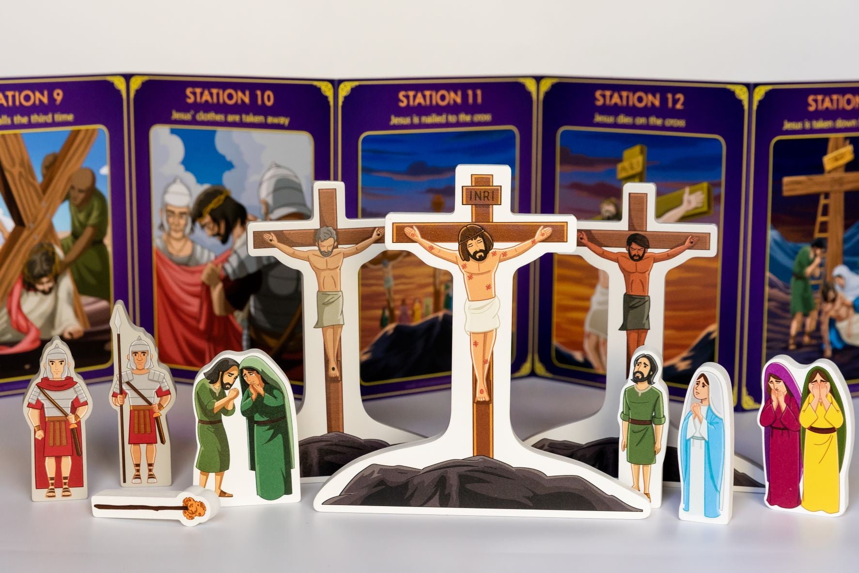 Stations of the Cross Pray & Play Set - By Saintly Heart & Brother Francis