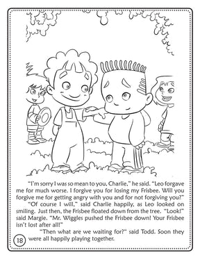 The Unforgiving Servant coloring book - The Jesus Stories 2 sample page