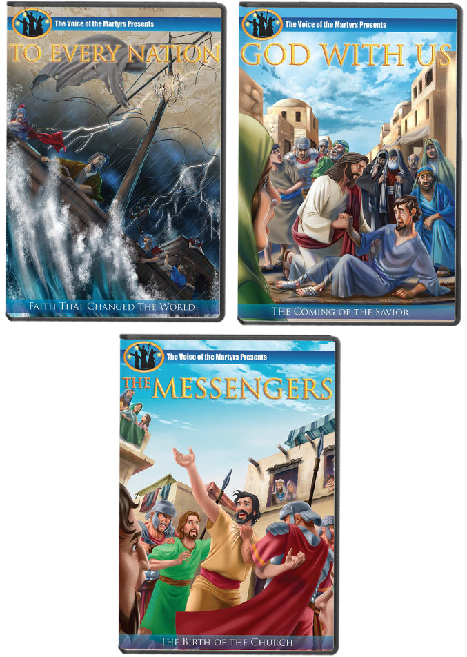 The Witnesses Trilogy: "God With Us", "The Messengers" and "To Every Nation" DVDs